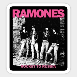 Ramones Band's Iconic Symbols Gabba Gabba Hey Sticker